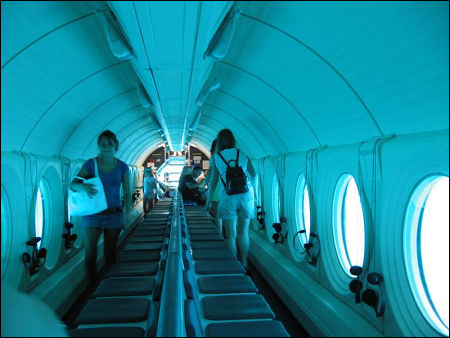 Atlantis Submarine - Inside the ship