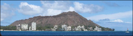 Diamond Head - View from the Pacific