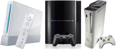 Nintendo Wii - Sony Playstation 3 - Microsoft Xbox 360